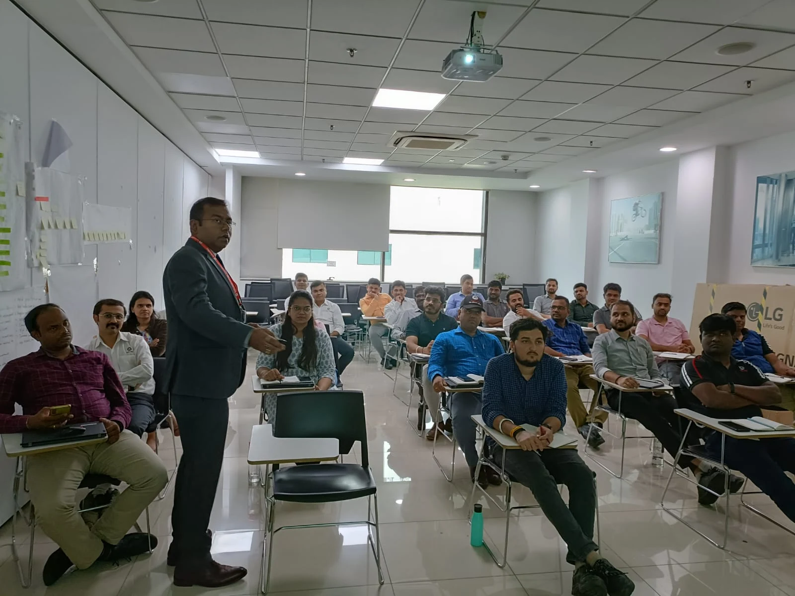 Corporate workshop facilitation session