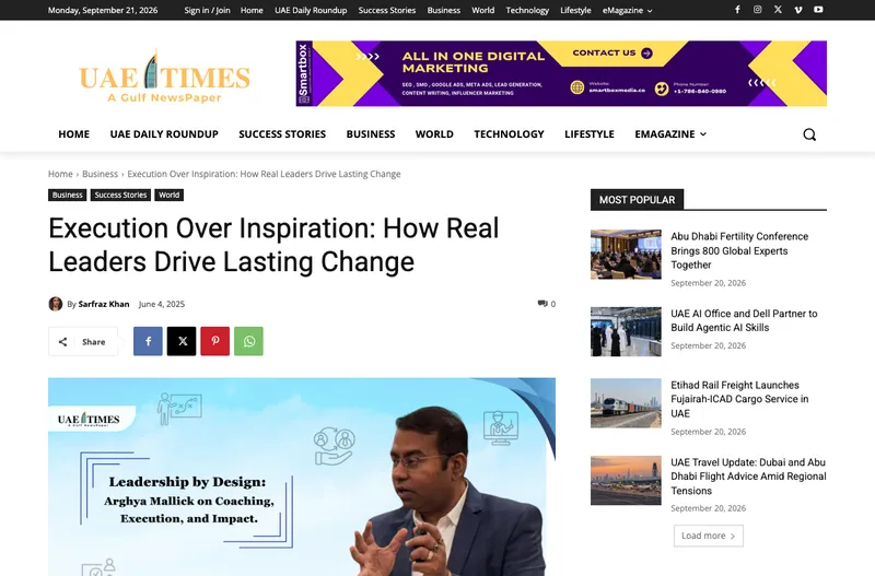 Execution Over Inspiration: How Real Leaders Drive Results